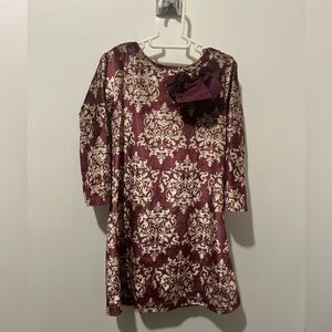 Velour toddler dress